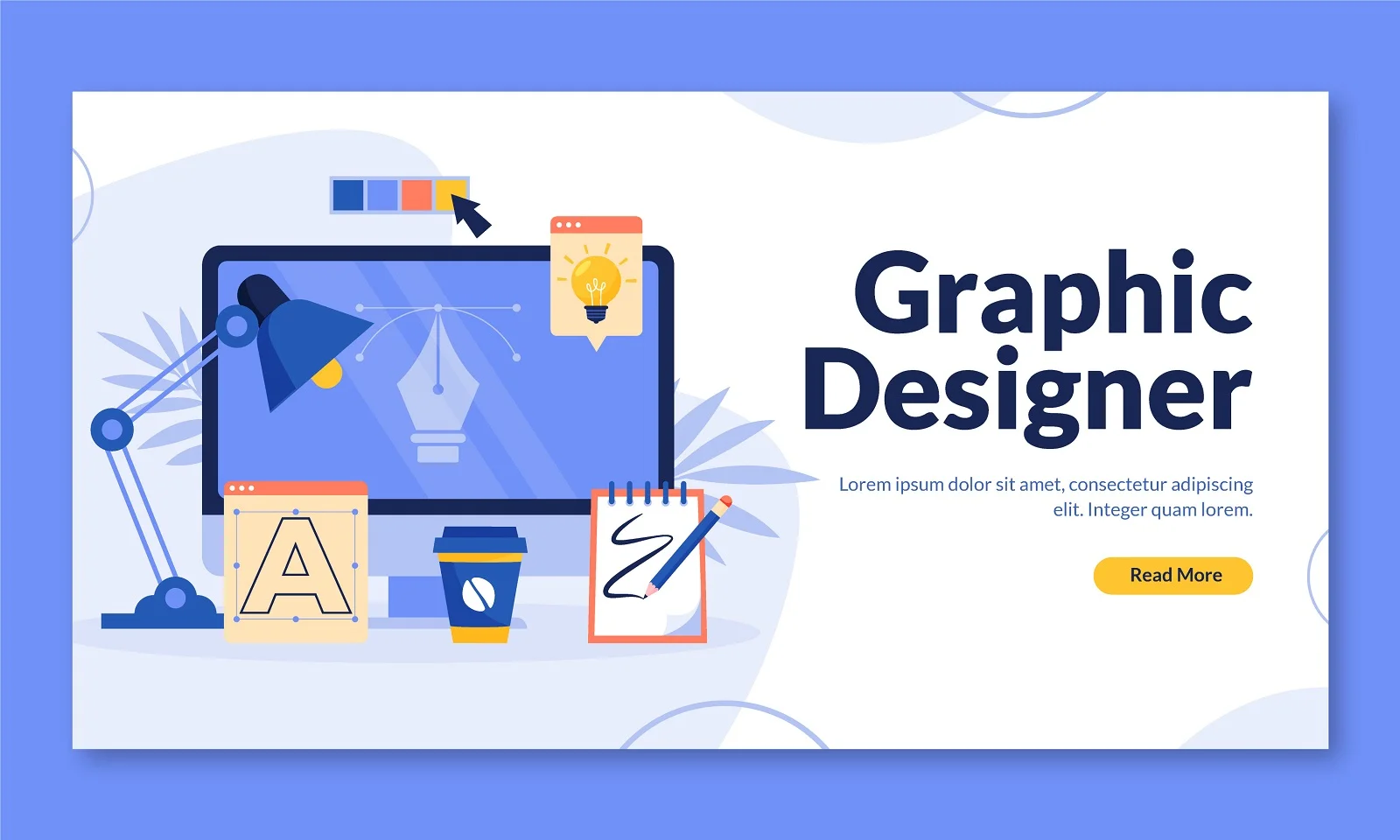 Graphic design services illustration