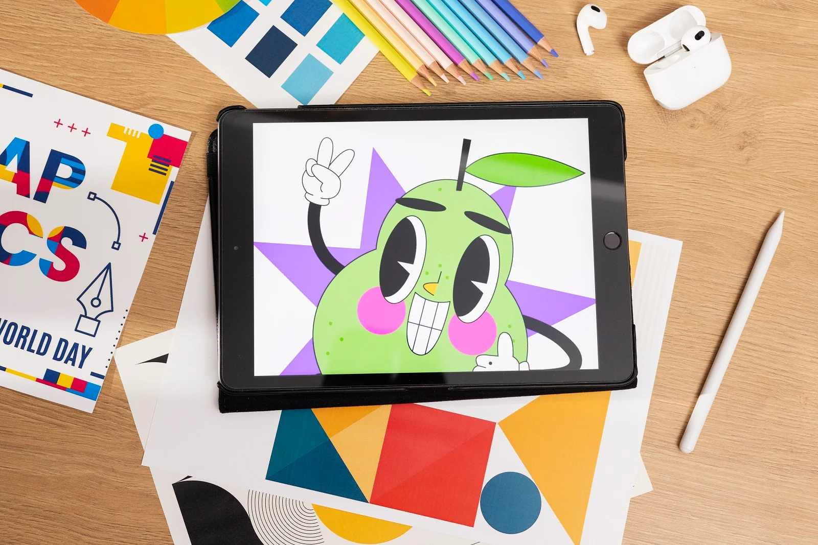 Creative graphic design workstation
